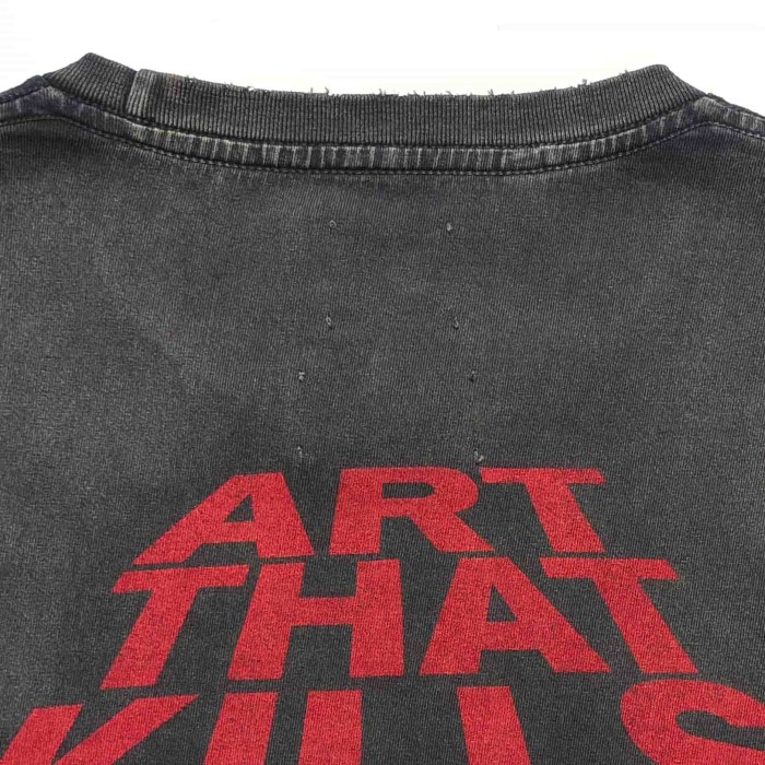 [Big & Tall for weights up to 220 lbs]1:1 quality version Threat Beach Black Print Washed Tee 29166494