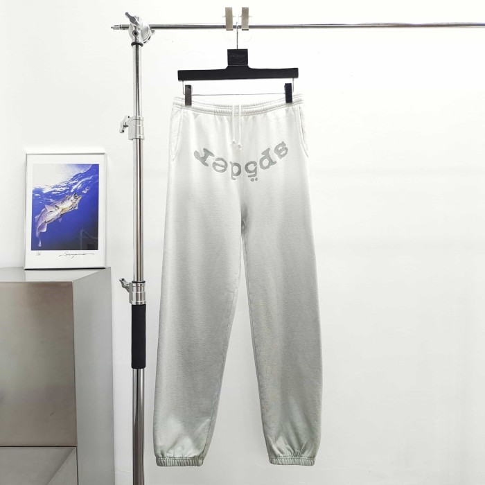 [Big & Tall for weights up to 220 lbs]1:1 quality version Gray White Dip-Dye Spider Web Print Hoodie & Pants Set 29168717