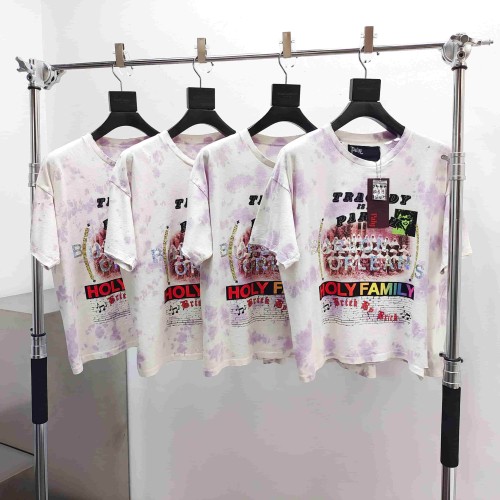[Big & Tall for weights up to 220 lbs]1:1 quality version Saint Tribe Light Purple Tie-Dye Print Tee 29166497