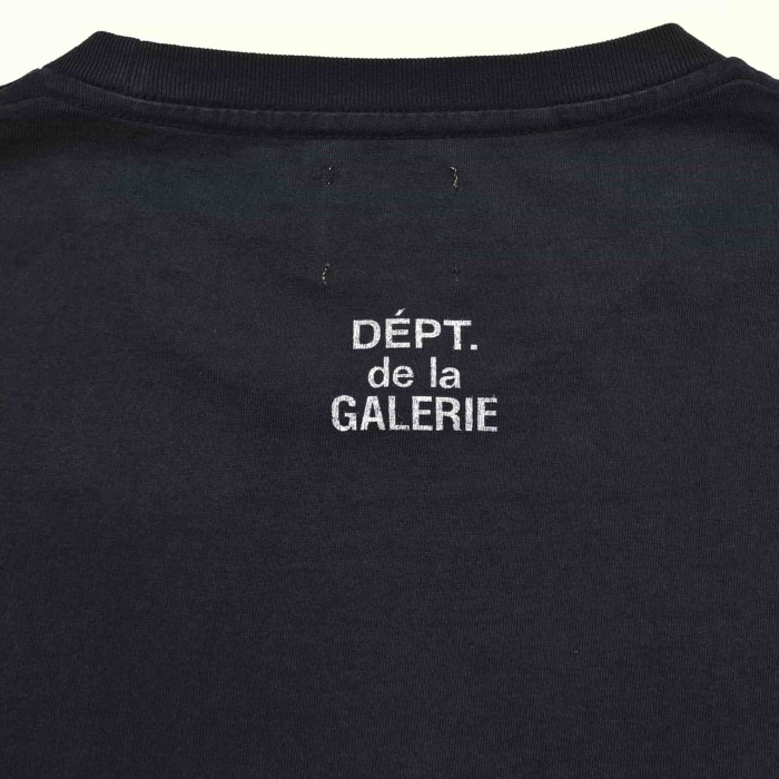 [Big & Tall for weights up to 220 lbs]1:1 quality version Horizontal Small French Letter Print Washed Tee 3 colors 29166491