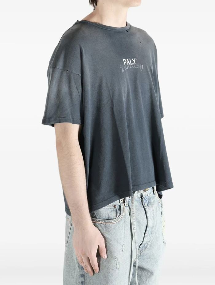 [Big & Tall for weights up to 220 lbs]1:1 quality version Chest Worn Logo Print Washed Tee 2 colors 29166496
