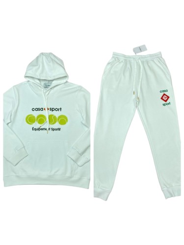 1:1 quality version Vintage Athletic Style Tennis Ball Chenille Embroidery Hooded &Sweatpants set 29166432