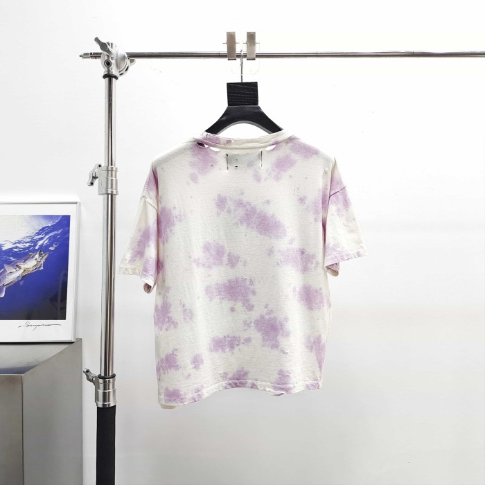 [Big & Tall for weights up to 220 lbs]1:1 quality version Saint Tribe Light Purple Tie-Dye Print Tee 29166497