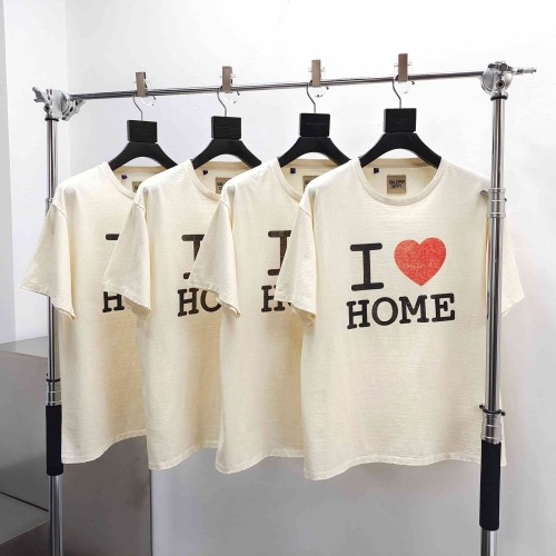 [Big & Tall for weights up to 220 lbs]1:1 quality version I Love Home Beige Print Washed Tee 29166492