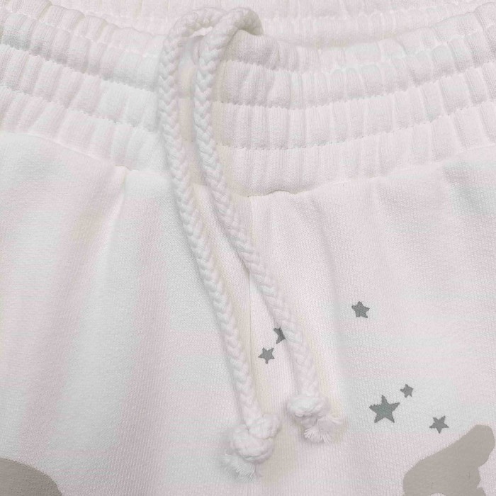 [Big & Tall for weights up to 220 lbs]1:1 quality version Big White Number 5 Print On Back Zip Up Hoodie & Shorts Set 29204991