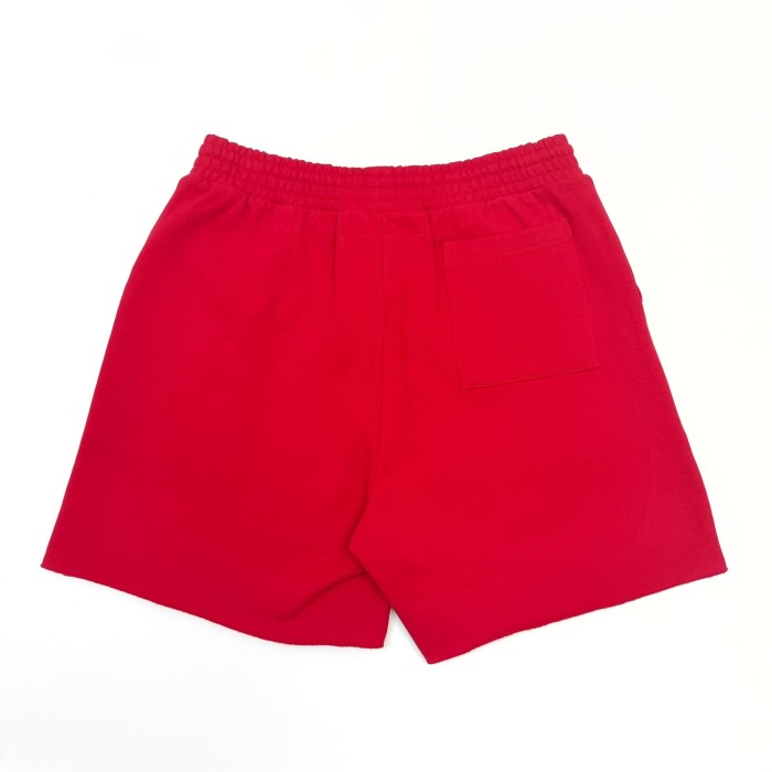 [Big & Tall for weights up to 220 lbs]1:1 quality version 555 Bright Red Zip Up Hoodie & Shorts Set 29204989