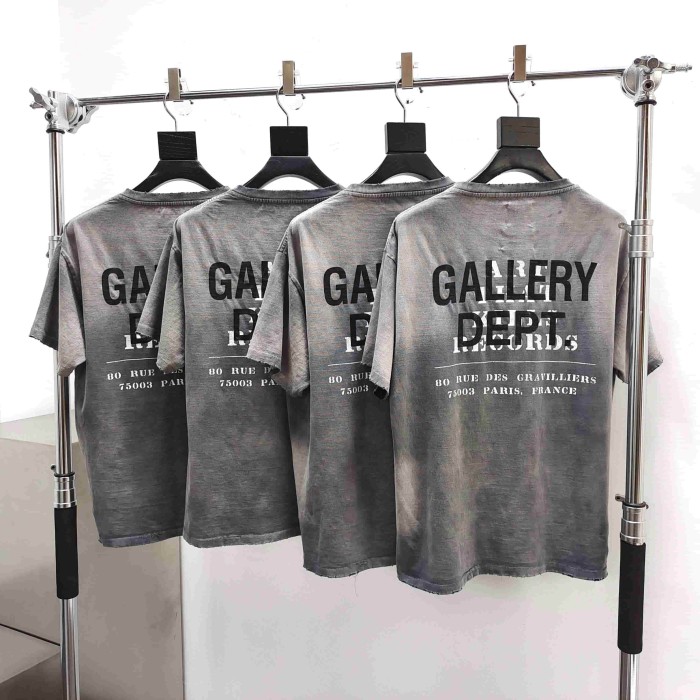 [Big & Tall for weights up to 220 lbs]1:1 quality version Bullseye ATK Gray Print Washed Tee 29213962