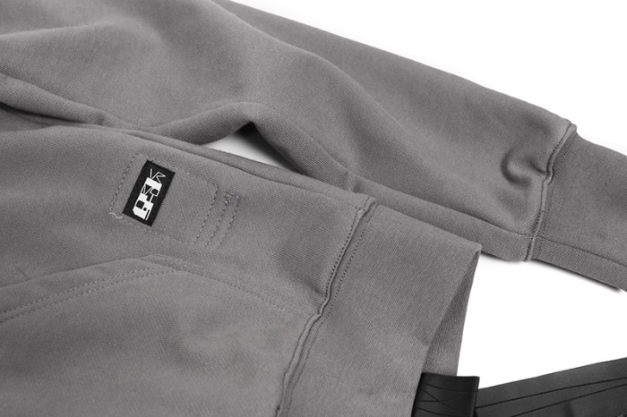 1:1 quality version Small Label Streamer Diagonal Zip Wizard Hoodie 2 colors 29214048