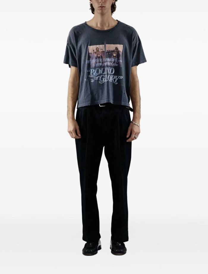 [Big & Tall for weights up to 220 lbs]1:1 quality version Road To Glory Vintage Print Washed Tee 29213968