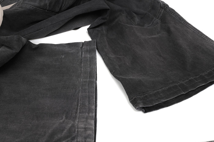 1:1 quality version Washed Workwear Big Pocket Wide Leg Jeans 2 colors 29214046