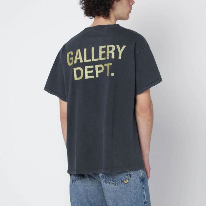 [Big & Tall for weights up to 220 lbs]1:1 quality version Skull Castle Black Print Washed Tee 29213964