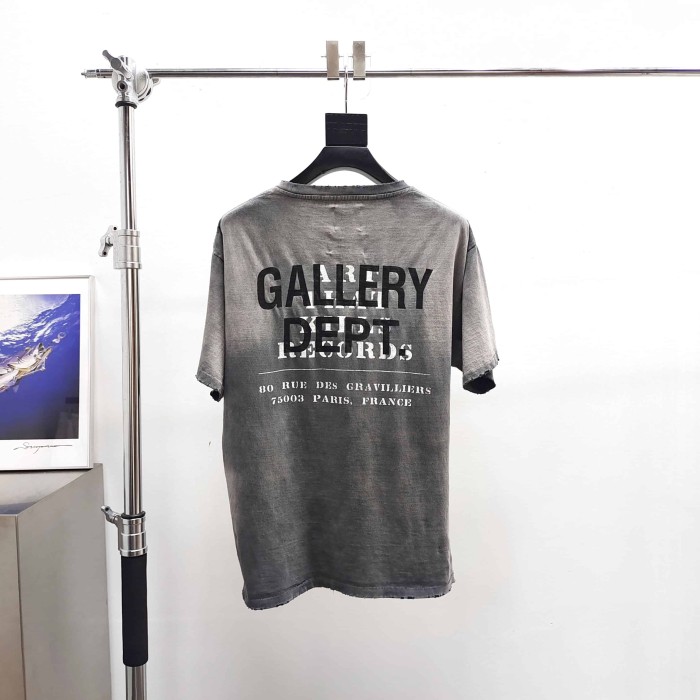 [Big & Tall for weights up to 220 lbs]1:1 quality version Bullseye ATK Gray Print Washed Tee 29213962