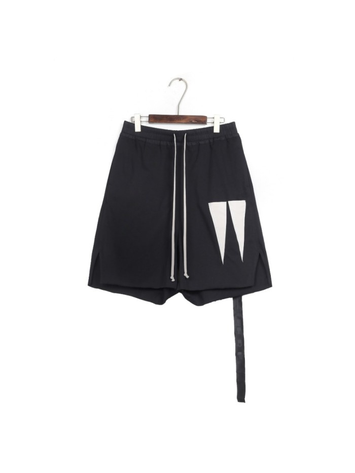 1:1 quality version Inverted Triangle Patch Split Streamer Shorts 29214045