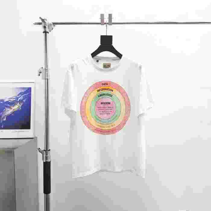 [Big & Tall for weights up to 220 lbs]1:1 quality version Wisdom Circle White Print Washed Tee 29213967