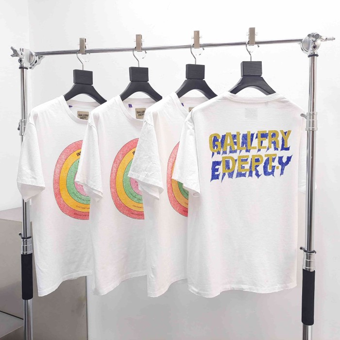 [Big & Tall for weights up to 220 lbs]1:1 quality version Wisdom Circle White Print Washed Tee 29213967