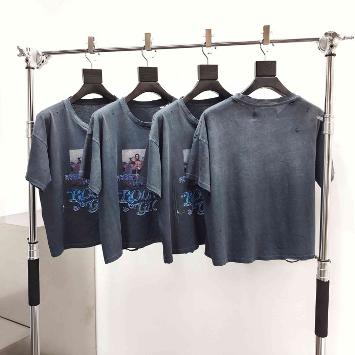 [Big & Tall for weights up to 220 lbs]1:1 quality version Road To Glory Vintage Print Washed Tee 29213968