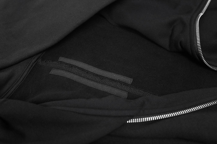1:1 quality version Classic Diagonal Zip Wizard Hoodie 2 colors 29214042
