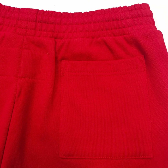 [Big & Tall for weights up to 220 lbs]1:1 quality version 555 Bright Red Zip Up Hoodie & Shorts Set 29204989