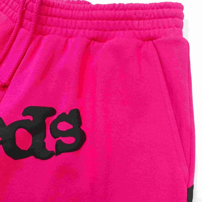 [Big & Tall for weights up to 220 lbs]1:1 quality version Black Star Magenta Zip Up Hoodie & Shorts Set 29204990