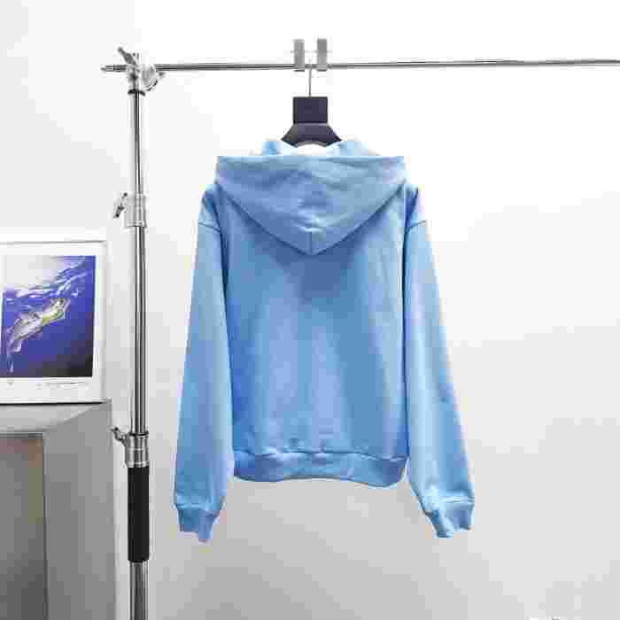 [Big & Tall for weights up to 220 lbs]1:1 quality version Rhinestone Light Blue Spider Web Zip Up Hoodie & Shorts Set 29204992