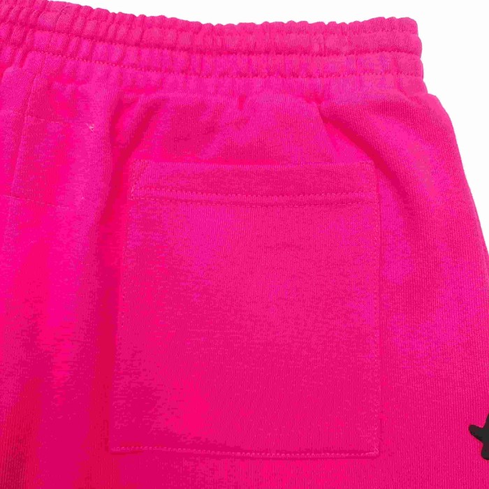 [Big & Tall for weights up to 220 lbs]1:1 quality version Black Star Magenta Zip Up Hoodie & Shorts Set 29204990