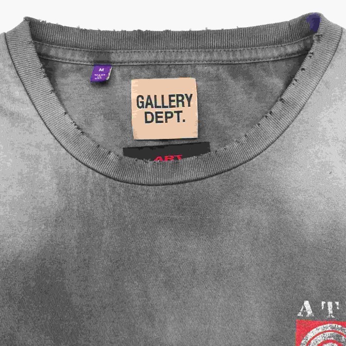 [Big & Tall for weights up to 220 lbs]1:1 quality version Bullseye ATK Gray Print Washed Tee 29213962