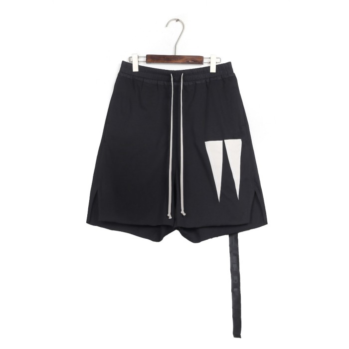 1:1 quality version Inverted Triangle Patch Split Streamer Shorts 29214045