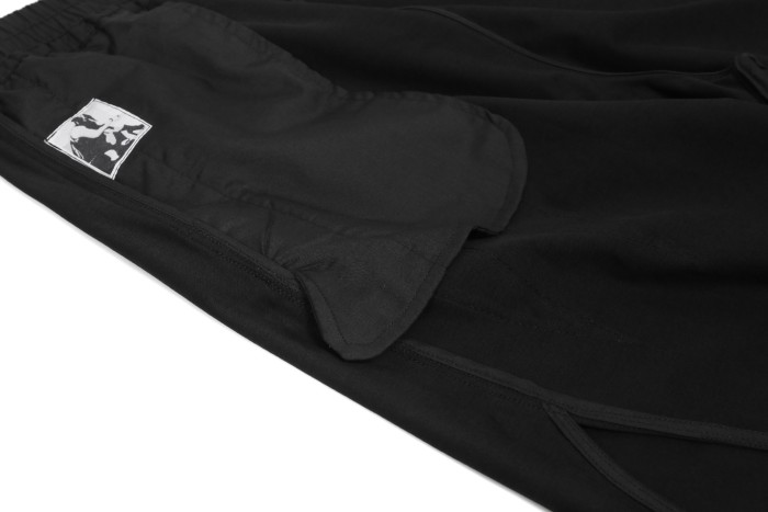 1:1 quality version Inverted Triangle Patch Split Streamer Shorts 29214045