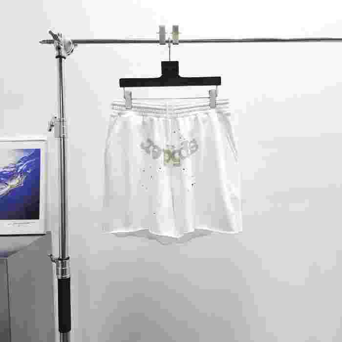 [Big & Tall for weights up to 220 lbs]1:1 quality version Big White Number 5 Print On Back Zip Up Hoodie & Shorts Set 29204991