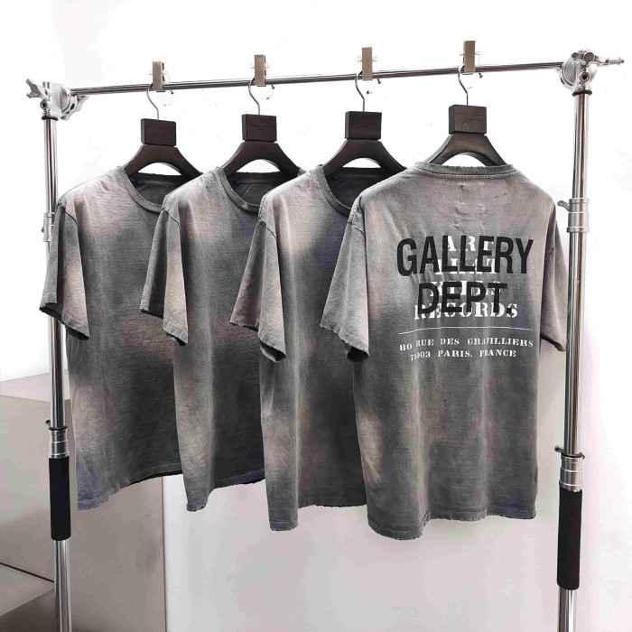 [Big & Tall for weights up to 220 lbs]1:1 quality version Bullseye ATK Gray Print Washed Tee 29213962