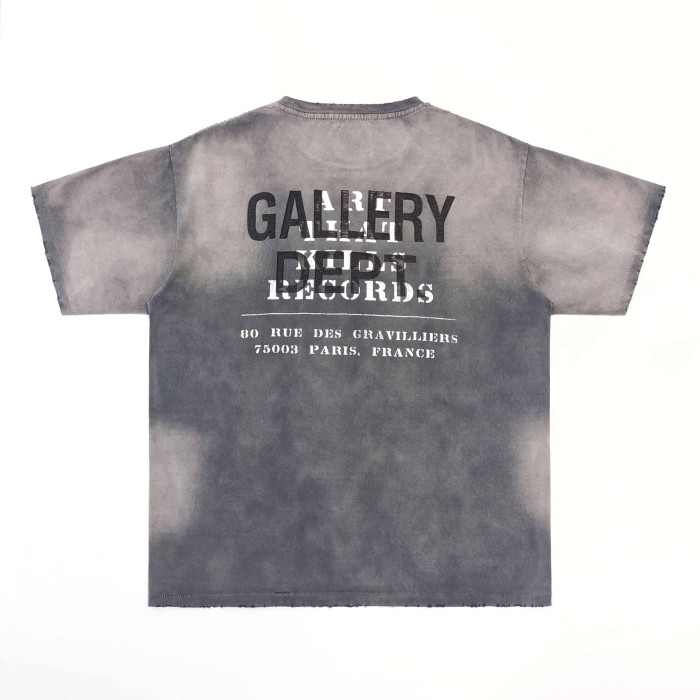 [Big & Tall for weights up to 220 lbs]1:1 quality version Bullseye ATK Gray Print Washed Tee 29213962