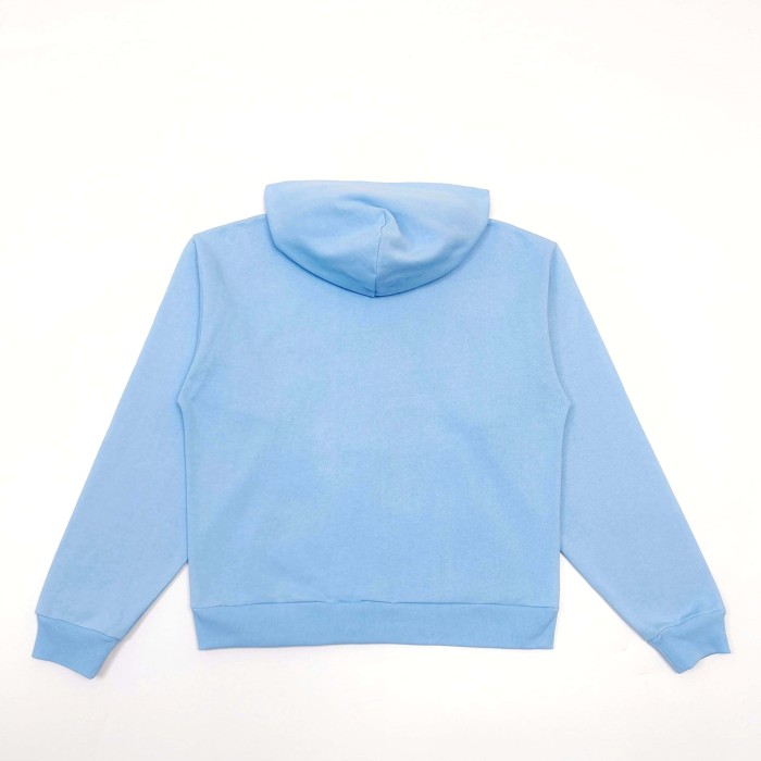[Big & Tall for weights up to 220 lbs]1:1 quality version Rhinestone Light Blue Spider Web Zip Up Hoodie & Shorts Set 29204992