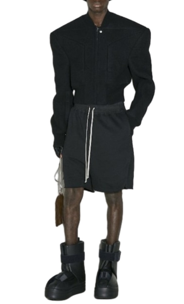 1:1 quality version Minimal Solid Color Split Raw Edge Shorts 29214044