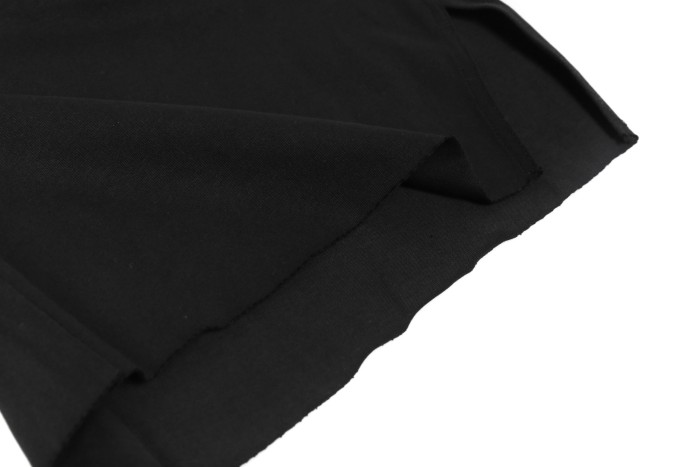 1:1 quality version Minimal Solid Color Split Raw Edge Shorts 29214044