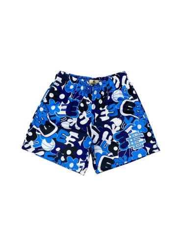 [50% Off]1:1 quality version Hawaii Collection Allover Floral Monogrammed Mesh Beach Shorts 3 colors