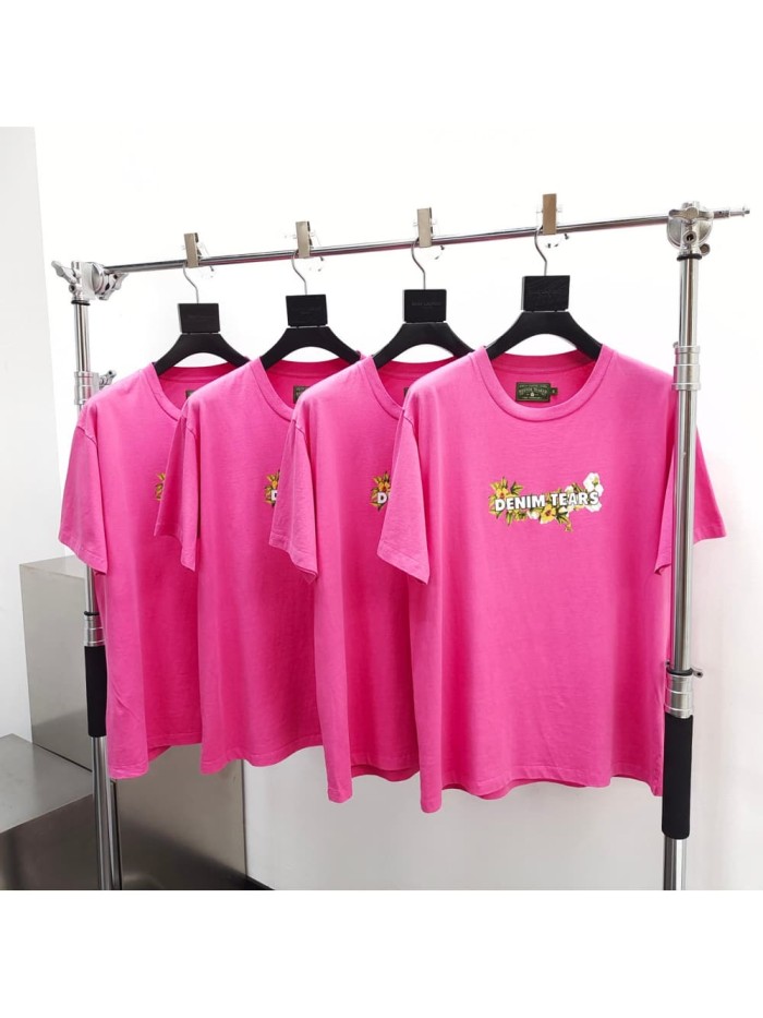 [50% Off]1:1 quality version DT Chest Kapok Logo Print tee 3 colors