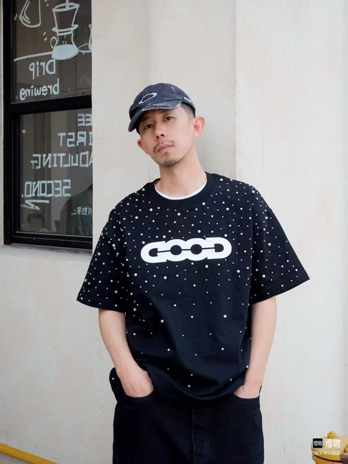 Scattered Pearl Patch Logo Tee 3 colors 29220597