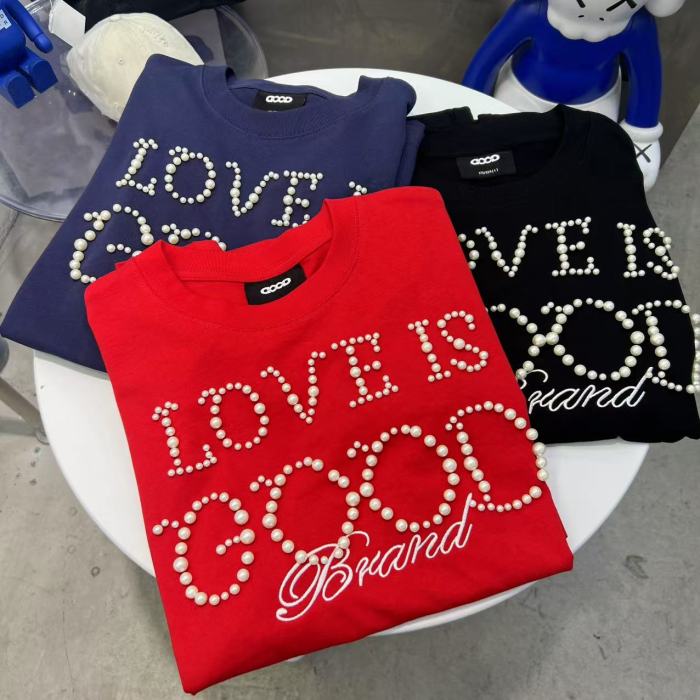 Pearl Letter LOVE Tee 3 colors 29220611