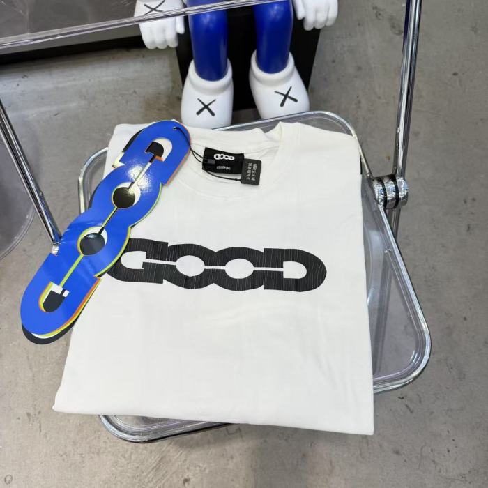 Hollow GOOD Crack Print Tee 2 colors 29220607
