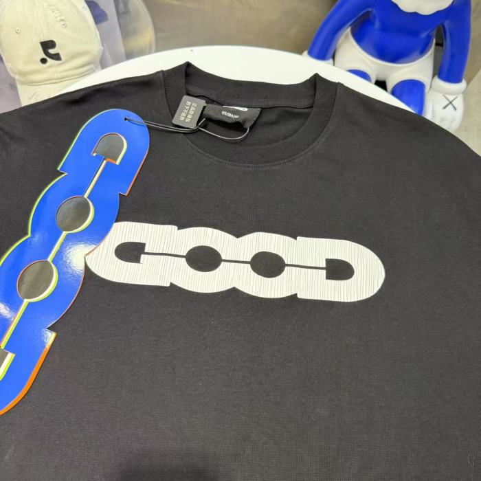 Hollow GOOD Crack Print Tee 2 colors 29220607