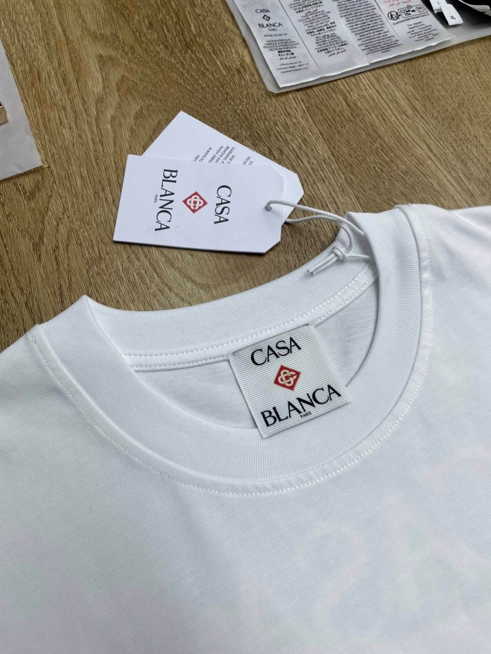 1:1 quality version Japanese Text Psychedelic Gradient Face Butterfly Dual Side Print T-shirt 29220562