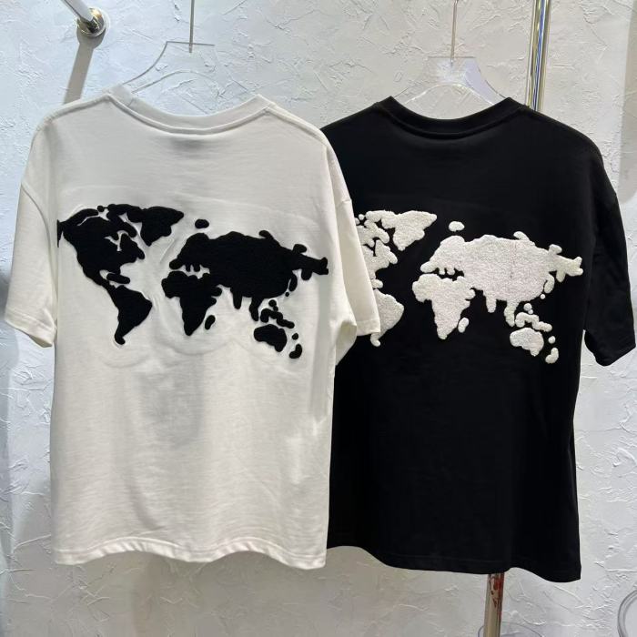 Towel Embroidery Jacquard Earth Letter Tee 2 colors 29220609