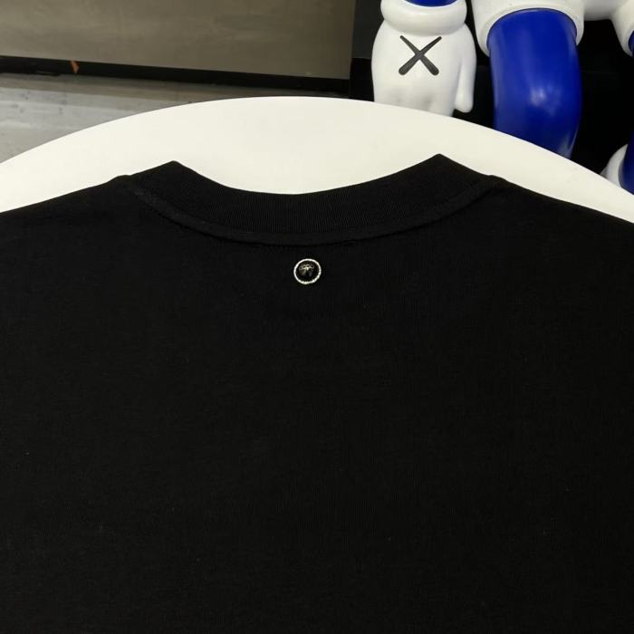Luxury Inlaid Gem Logo Embroidery Tee 2 colors 29220118