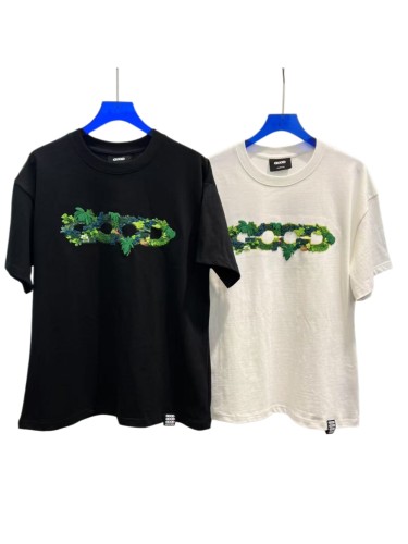 3D Green Plant Embroidery Map Tee 2 colors 29220595