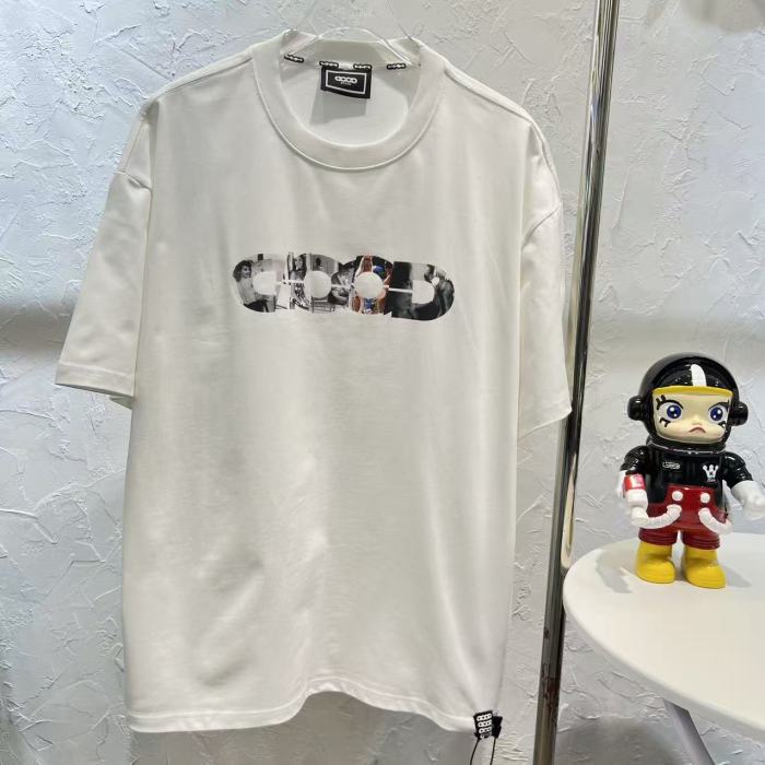 Cut Displaced Bunny Silhouette Print Tee 29220120