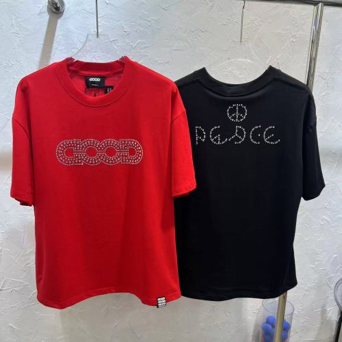 Streetwear Rhinestone Beaded Letter Tee 2 colors 29220602