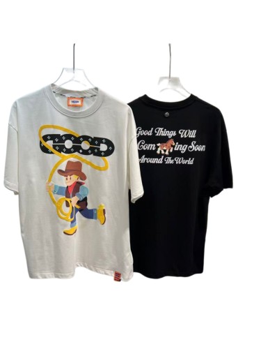 Year Of Horse Cute Foam Denim Hot Rhinestone Tee 2 colors 29220115