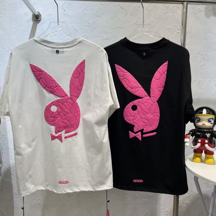 Pink Bow Bunny Foam Print Tee 2 colors 29220123