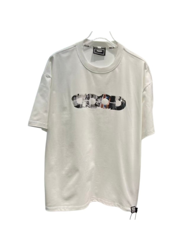 Cut Displaced Bunny Silhouette Print Tee 29220120
