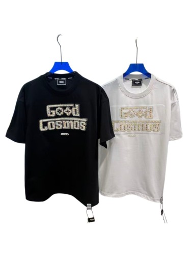 Around The World Color Rhinestone Embroidery Tee 2 colors 29220119